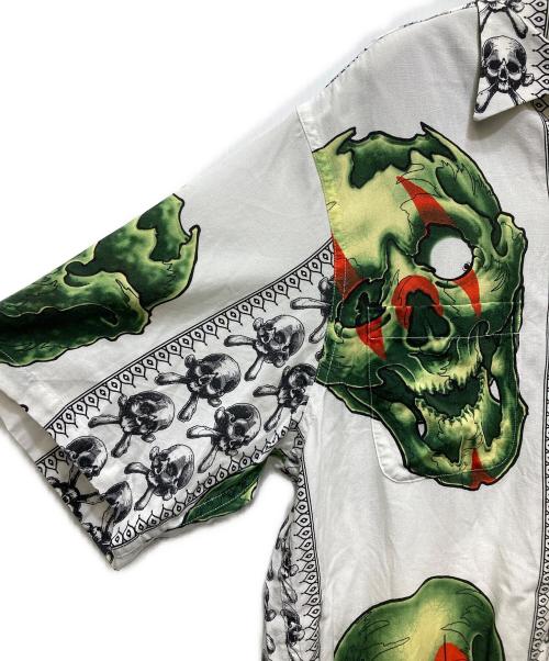 WACKO MARIA（ワコマリア）WACKO MARIA (ワコマリア) 56 TATTO STUDIO (タトゥースタジオ) S/S HAWAIIAN SHIRT ホワイト サイズ:Sの古着・服飾アイテム