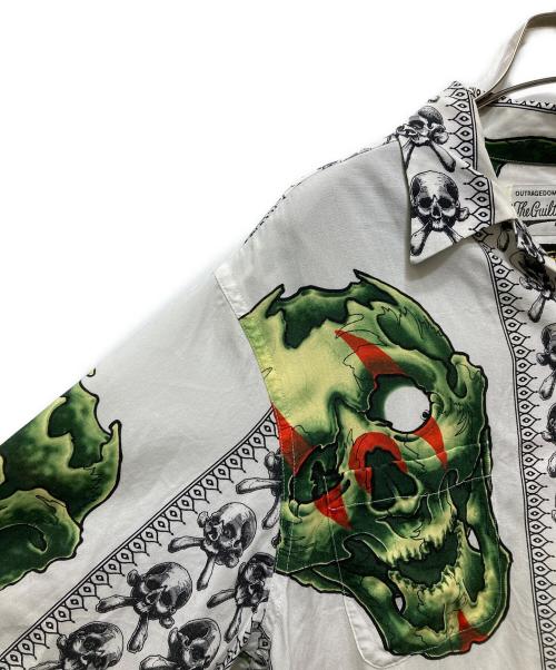WACKO MARIA（ワコマリア）WACKO MARIA (ワコマリア) 56 TATTO STUDIO (タトゥースタジオ) S/S HAWAIIAN SHIRT ホワイト サイズ:Sの古着・服飾アイテム