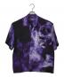 BUDSPOOL（バッズプール）の古着「SMOKE PATTERN HAWAIIAN SHIRT」｜パープル