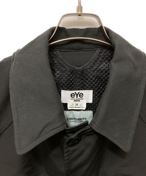 eYe COMME des GARCONS JUNYAWATANABE MAN（アイ コム デ ギャルソン ジュンヤ ワタナベ マン）eYe COMME des GARCONS JUNYAWATANABE MAN CARHARTT WIP (カーハート ワークインプログレス) ダブルネームジャケット ブラック サイズ:Ⅿの古着・服飾アイテム