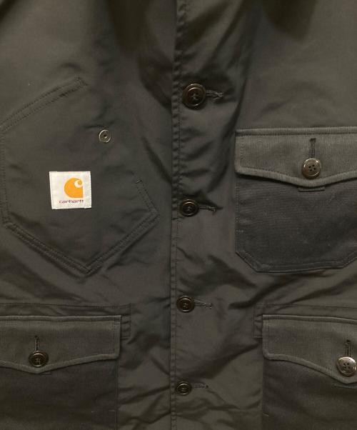 eYe COMME des GARCONS JUNYAWATANABE MAN（アイ コム デ ギャルソン ジュンヤ ワタナベ マン）eYe COMME des GARCONS JUNYAWATANABE MAN CARHARTT WIP (カーハート ワークインプログレス) ダブルネームジャケット ブラック サイズ:Ⅿの古着・服飾アイテム