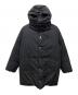 BOTTEGA VENETA（ボッテガベネタ）の古着「パテッドフーデッドダウンジャケット」｜ブラック