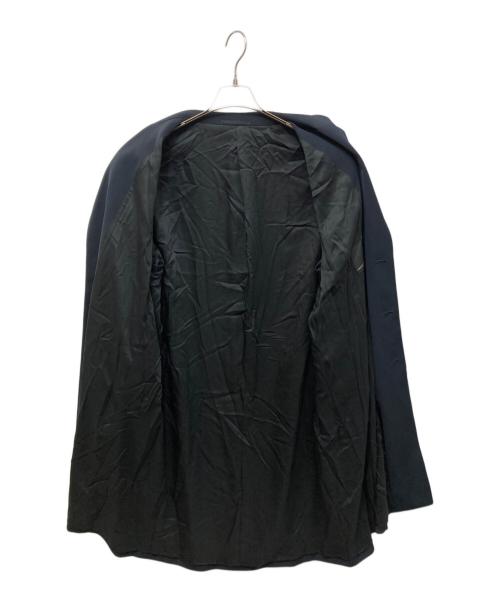 LAD MUSICIAN（ラッドミュージシャン）LAD MUSICIAN (ラッドミュージシャン) POLYESTER TWILL LONG JACKET ネイビー サイズ:44の古着・服飾アイテム