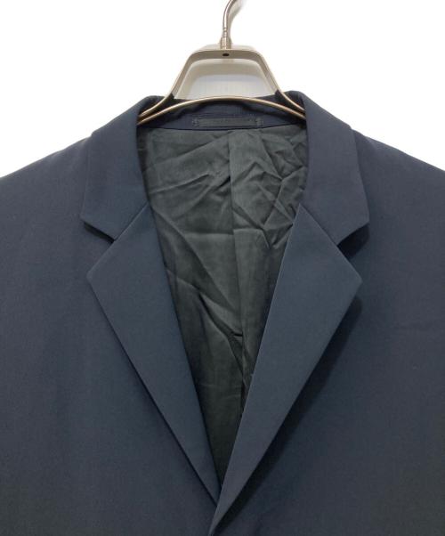 LAD MUSICIAN（ラッドミュージシャン）LAD MUSICIAN (ラッドミュージシャン) POLYESTER TWILL LONG JACKET ネイビー サイズ:44の古着・服飾アイテム