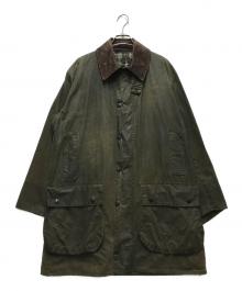 Barbour（バブアー）の古着「BORDER オイルドジャケット」｜オリーブ