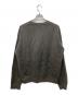 AURALEE (オーラリー) FRENCH MERINO STONE WASHED KNIT P/O グレー サイズ:4：15000円