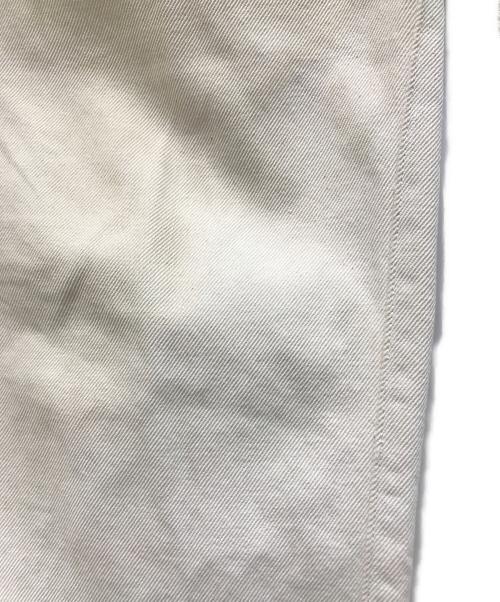 AURALEE（オーラリー）AURALEE (オーラリー) HARD TWIST DENIM WIDE SLACKS ホワイト サイズ:3の古着・服飾アイテム