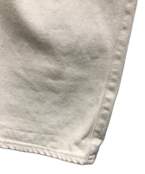 AURALEE（オーラリー）AURALEE (オーラリー) HARD TWIST DENIM WIDE SLACKS ホワイト サイズ:3の古着・服飾アイテム