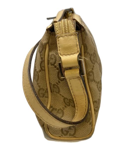 GUCCI（グッチ）GUCCI (グッチ) ハンドポーチ ベージュの古着・服飾アイテム