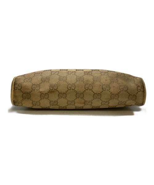 GUCCI（グッチ）GUCCI (グッチ) ハンドポーチ ベージュの古着・服飾アイテム