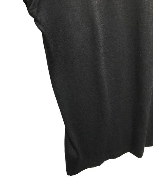 BATONER（バトナ―）BATONER (バトナ―) L'ECHOPPE (レショップ) 別注Wool Mock Tee ブラック サイズ:Lの古着・服飾アイテム