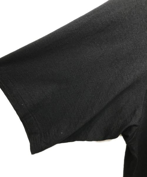BATONER（バトナ―）BATONER (バトナ―) L'ECHOPPE (レショップ) 別注Wool Mock Tee ブラック サイズ:Lの古着・服飾アイテム