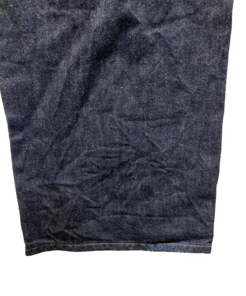 UNUSED（アンユーズド）UNUSED (アンユーズド) 13oz wide denim pants ワイドデニムパンツ インディゴ サイズ:SIZE 2の古着・服飾アイテム