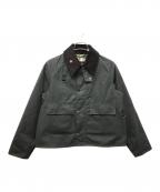 Barbourバブアー）の古着「SPEY ワックスショートジャケット」｜オリーブ