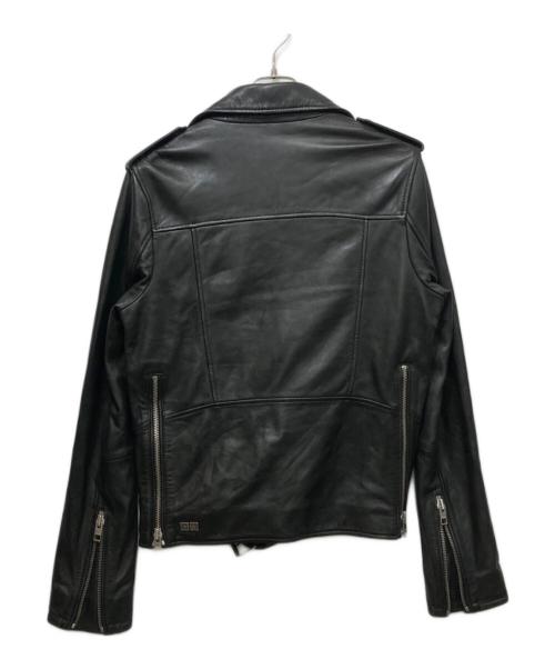 Ksubi（スビ）Ksubi (スビ) ラムレザー ダブルライダースジャケット ブラック サイズ:Sの古着・服飾アイテム