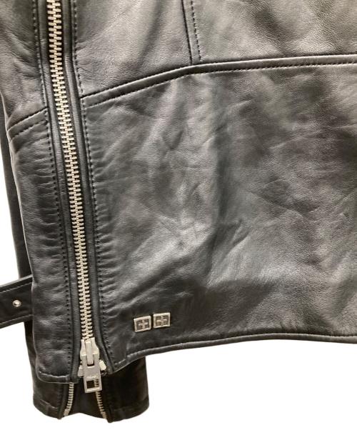 Ksubi（スビ）Ksubi (スビ) ラムレザー ダブルライダースジャケット ブラック サイズ:Sの古着・服飾アイテム