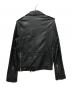Ksubi (スビ) ラムレザー ダブルライダースジャケット ブラック サイズ:S：20000円