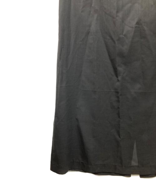 AMOMENTO（アモーメント）AMOMENTO (アモーメント) SHEER MAXI LONG SKIRT ブラック サイズ:XSの古着・服飾アイテム