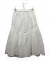 MONOHA (モノハ) フレアスカート ホワイト サイズ:１ 未使用品：7000円