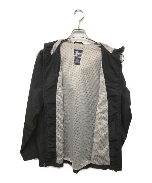 stussy sport（ステューシー スポーツ）stussy SPORT (ステューシー スポーツ) サイドラインフーデッドジャケット ブラック サイズ:Ⅿの古着・服飾アイテム