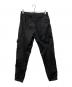 STONE ISLAND (ストーンアイランド) ガーメントダイストレッチコットンカーゴパンツ ブラック サイズ:SIZE 32：32000円