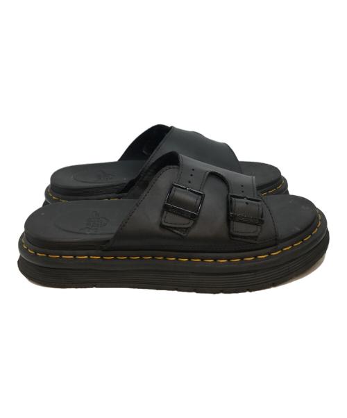 Dr.Martens（ドクターマーチン）Dr.Martens (ドクターマーチン) DAXレザーサンダル ブラック サイズ:UK8の古着・服飾アイテム