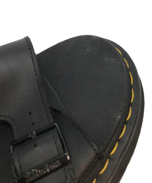 Dr.Martens（ドクターマーチン）Dr.Martens (ドクターマーチン) DAXレザーサンダル ブラック サイズ:UK8の古着・服飾アイテム