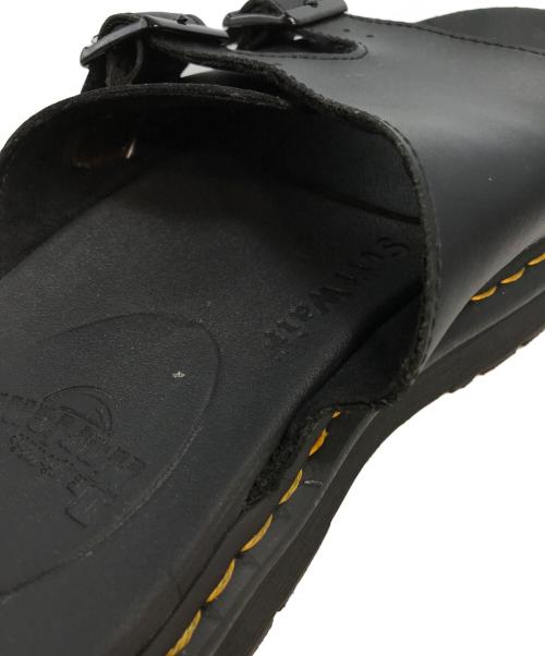 Dr.Martens（ドクターマーチン）Dr.Martens (ドクターマーチン) DAXレザーサンダル ブラック サイズ:UK8の古着・服飾アイテム