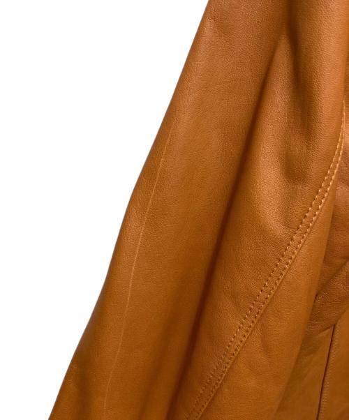 BURBERRY BLACK LABEL（バーバリーブラックレーベル）BURBERRY BLACK LABEL (バーバリーブラックレーベル) ファー付シングルレザージャケット ブラウン サイズ:Mの古着・服飾アイテム