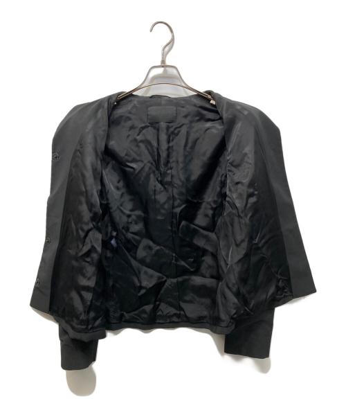 PRADA（プラダ）PRADA (プラダ) ロゴベルトデザインジャケット ブラック サイズ:SIZE 42の古着・服飾アイテム