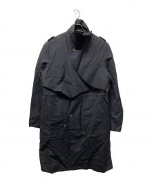 nobuyuki matsui（ノブユキマツイ）の古着「レイヤードデザインコート」｜ブラック