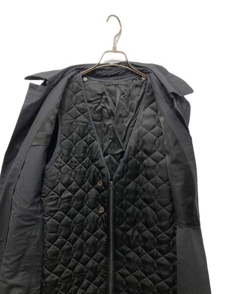 nobuyuki matsui（ノブユキマツイ）Nobuyuki Matsui (ノブユキマツイ) レイヤードデザインコート ブラック サイズ:3の古着・服飾アイテム