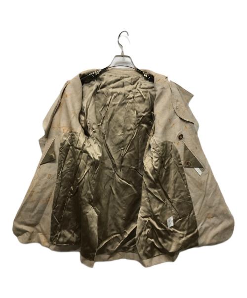 nobuyuki matsui（ノブユキマツイ）Nobuyuki Matsui (ノブユキマツイ) リネンダブルジャケット ベージュ サイズ:SIZE 3の古着・服飾アイテム