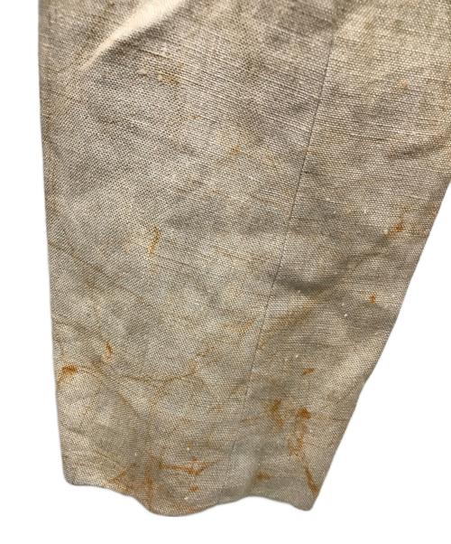 nobuyuki matsui（ノブユキマツイ）Nobuyuki Matsui (ノブユキマツイ) リネンダブルジャケット ベージュ サイズ:SIZE 3の古着・服飾アイテム