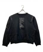 TAKAHIROMIYASHITA TheSoloIst.タカヒロミヤシタ ザソロイスト）の古着「I LIVE NOW フリーストップ」｜ブラック