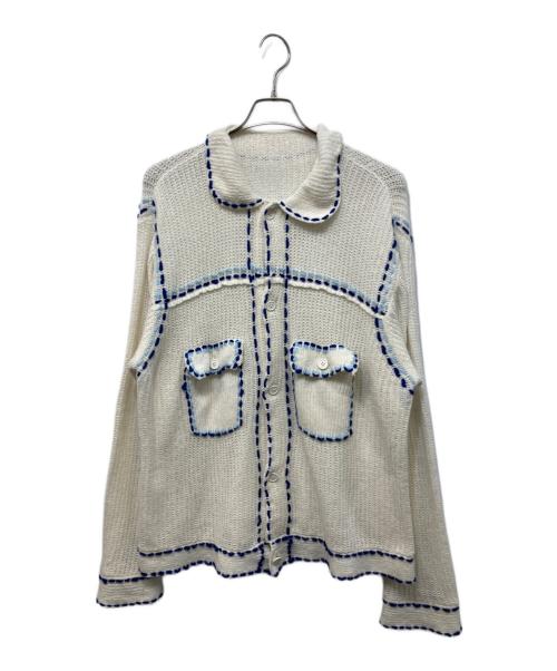 PHINGERIN（フィンガリン）PHINGERIN (フィンガリン) PG1 Knit カーディガン アイボリー サイズ:Lの古着・服飾アイテム