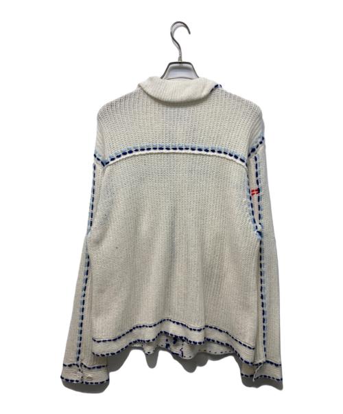 PHINGERIN（フィンガリン）PHINGERIN (フィンガリン) PG1 Knit カーディガン アイボリー サイズ:Lの古着・服飾アイテム