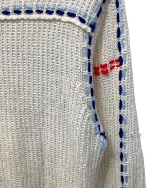 PHINGERIN（フィンガリン）PHINGERIN (フィンガリン) PG1 Knit カーディガン アイボリー サイズ:Lの古着・服飾アイテム