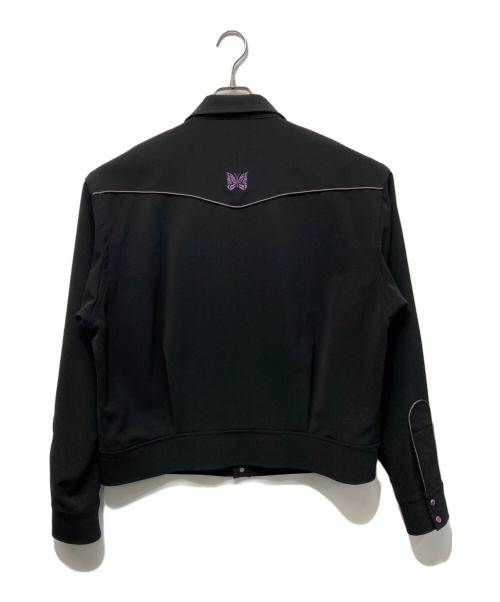 Needles（ニードルズ）Needles (ニードルズ) パイピングカウボーイジャケット ブラック×パープル サイズ:SIZE Lの古着・服飾アイテム