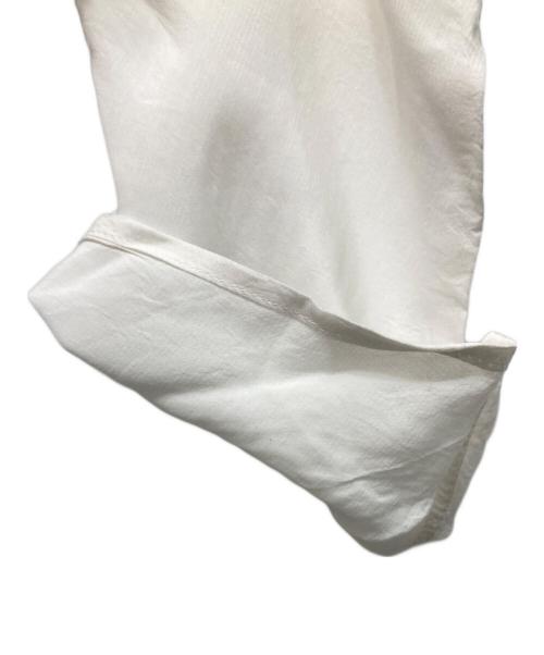 LOEWE（ロエベ）LOEWE (ロエベ) ドレープ レーヨンブラウス ホワイト サイズ:34の古着・服飾アイテム