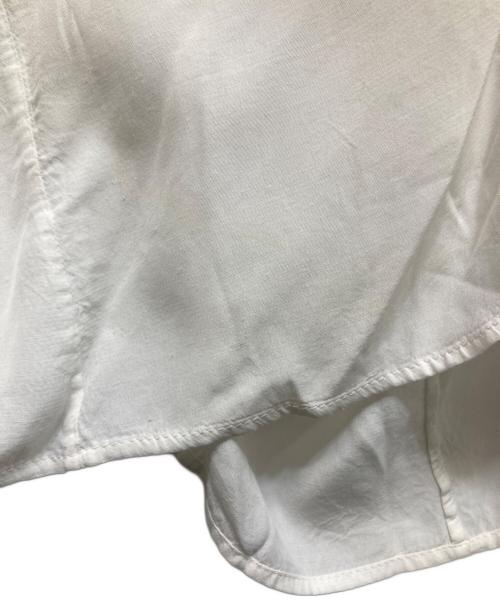 LOEWE（ロエベ）LOEWE (ロエベ) ドレープ レーヨンブラウス ホワイト サイズ:34の古着・服飾アイテム