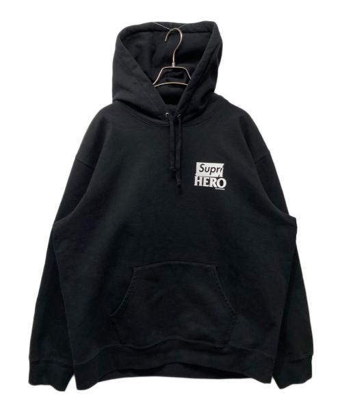 SUPREME（シュプリーム）Supreme (シュプリーム) ANTIHERO (アンタイヒーロー) Hooded Sweatshirt ブラック サイズ:Lの古着・服飾アイテム