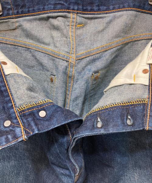 EVISU（エヴィス）EVISU (エヴィス) No.2 カモメペイントデニムパンツ インディゴ サイズ:W35×L35の古着・服飾アイテム