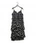 MAISON SPECIAL（メゾンスペシャル）の古着「Plaid Tiered Dress」｜グレー×ブラック