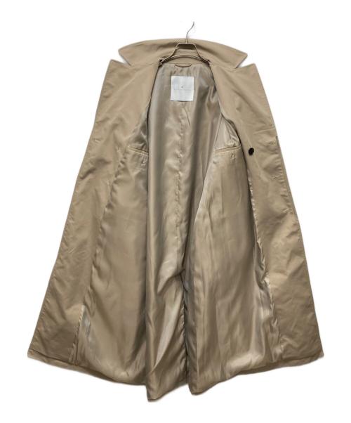 0 STOCK TOKYO（ゼロストックトウキョウ）0 STOCK TOKYO (ゼロストックトウキョウ) NYLON TASLAN CHESTER COAT ベージュ サイズ:06の古着・服飾アイテム