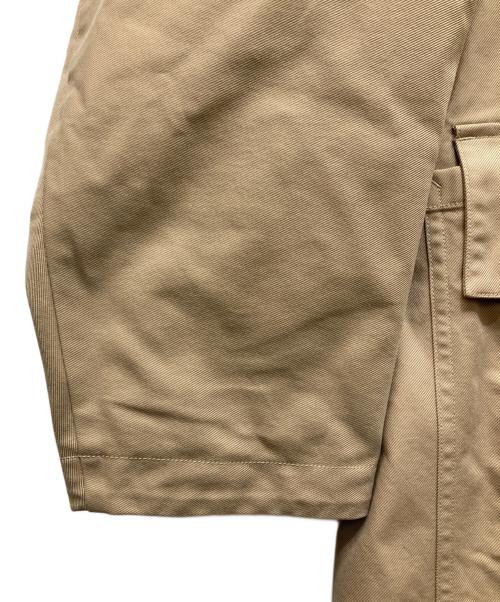 0 STOCK TOKYO（ゼロストックトウキョウ）0 STOCK TOKYO (ゼロストックトウキョウ) NYLON TASLAN CHESTER COAT ベージュ サイズ:06の古着・服飾アイテム