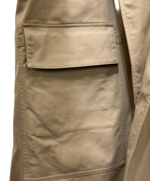 0 STOCK TOKYO（ゼロストックトウキョウ）0 STOCK TOKYO (ゼロストックトウキョウ) NYLON TASLAN CHESTER COAT ベージュ サイズ:06の古着・服飾アイテム