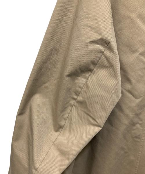 0 STOCK TOKYO（ゼロストックトウキョウ）0 STOCK TOKYO (ゼロストックトウキョウ) NYLON TASLAN CHESTER COAT ベージュ サイズ:06の古着・服飾アイテム