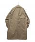 0 STOCK TOKYO (ゼロストックトウキョウ) NYLON TASLAN CHESTER COAT ベージュ サイズ:06：35000円