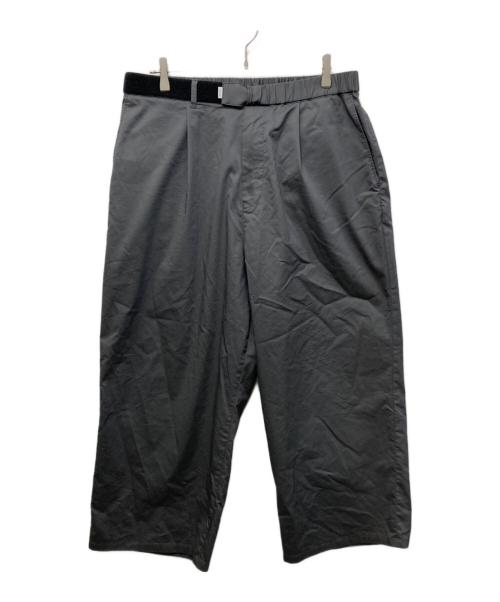 Graphpaper（グラフペーパー）Graphpaper (グラフペーパー) SOLOTEX TWILL WIDE CHEF PANTS グレー サイズ:FREEの古着・服飾アイテム